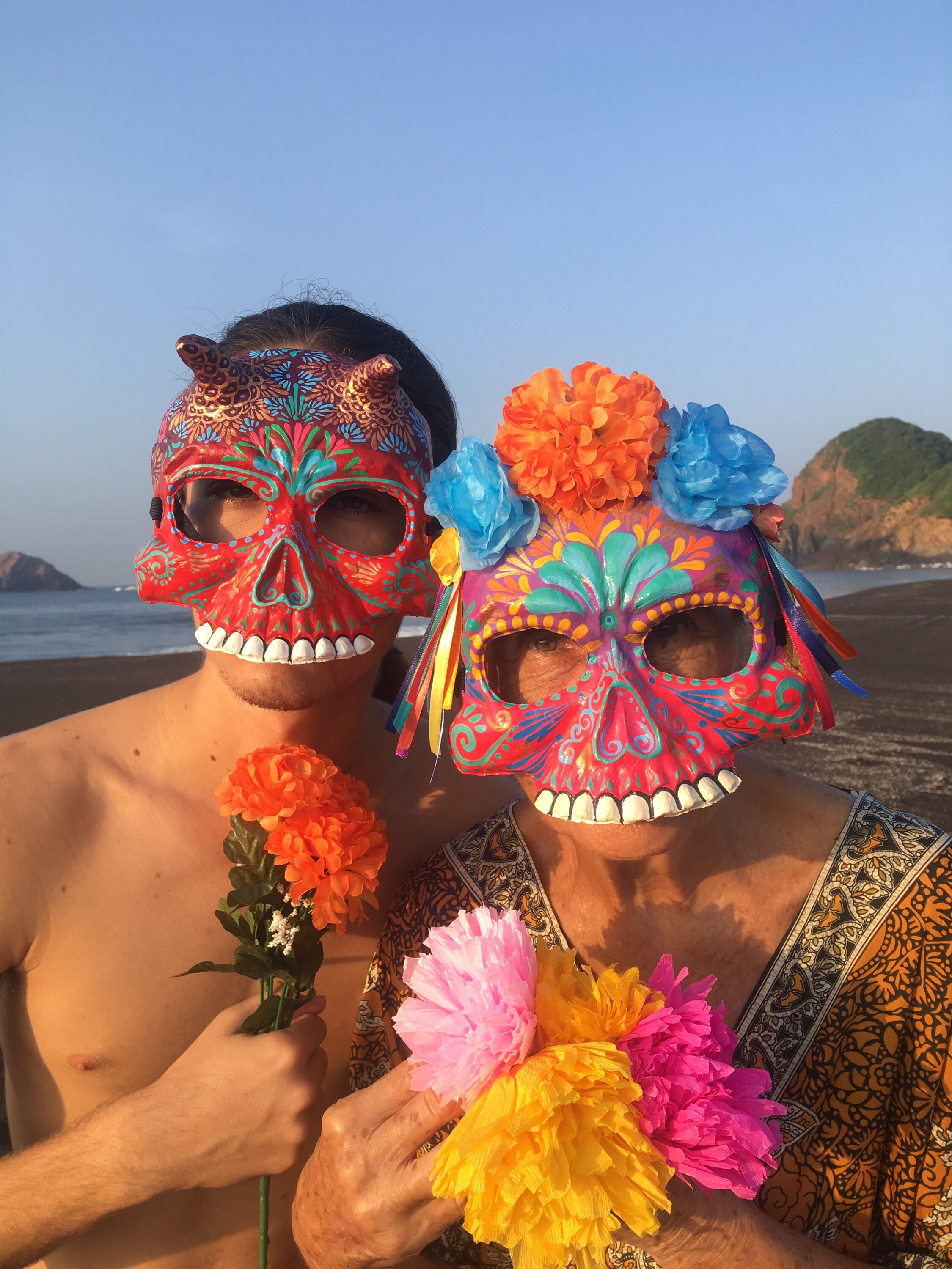 mardi gras paper mache masks