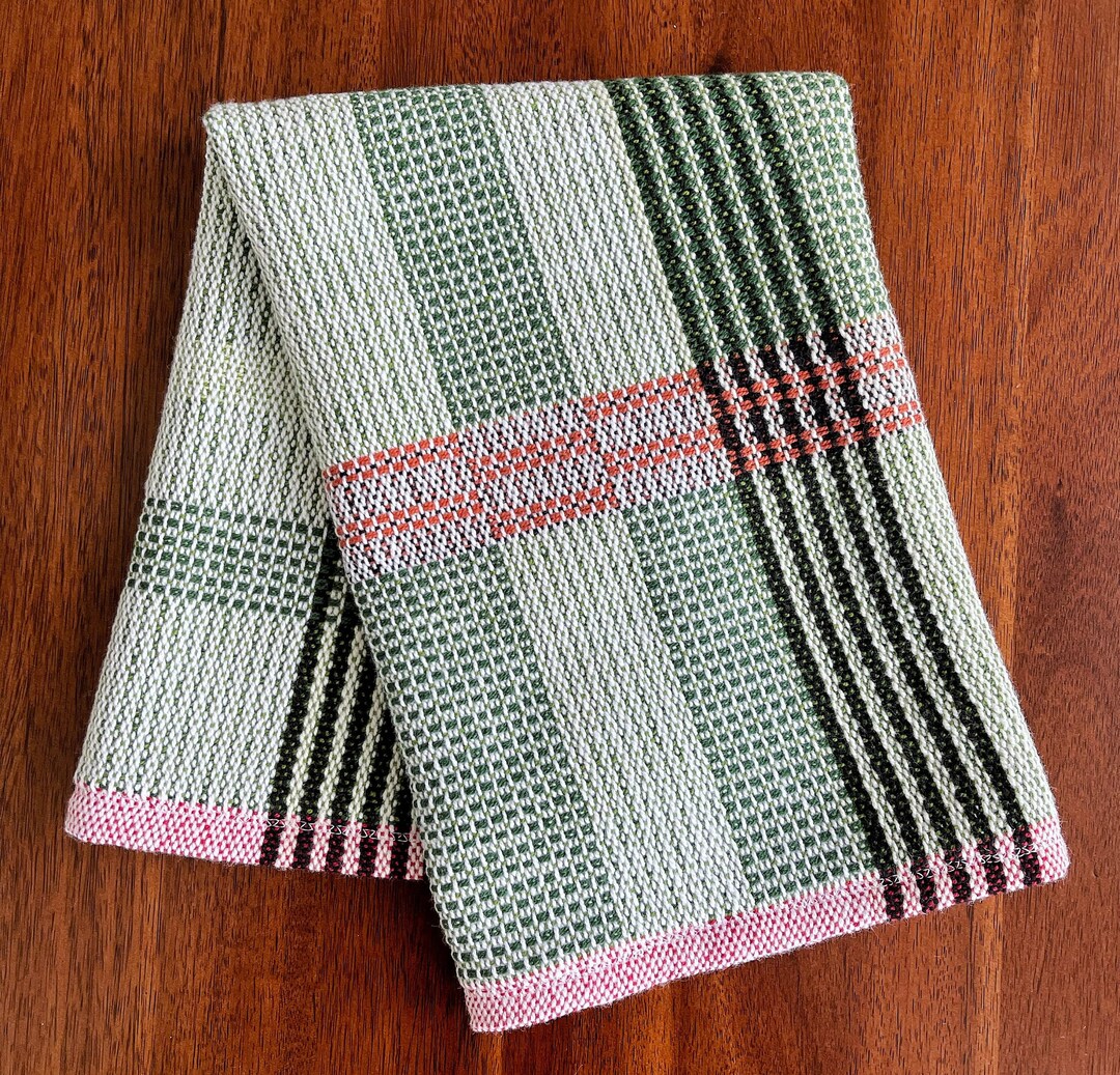 Handwoven Tea Towel Bauhaus Design Etsy