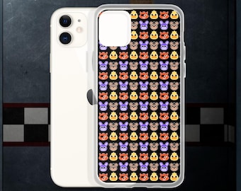Five Nights at Freddy&#39;s Black Pattern Phone Case