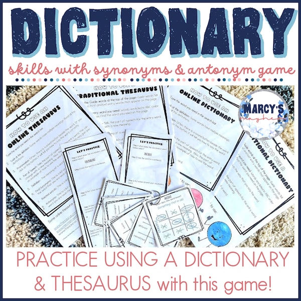 Dictionary skills printable, extension activity, gifted & talented lesson, I'm done now what