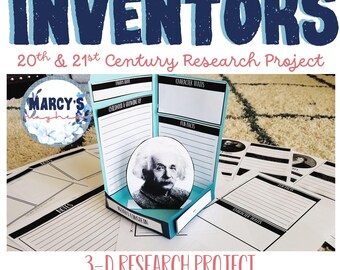 Berühmte Wissenschaftler Forschungsprojekt: 4.-5.Klasse Homeschool Printable