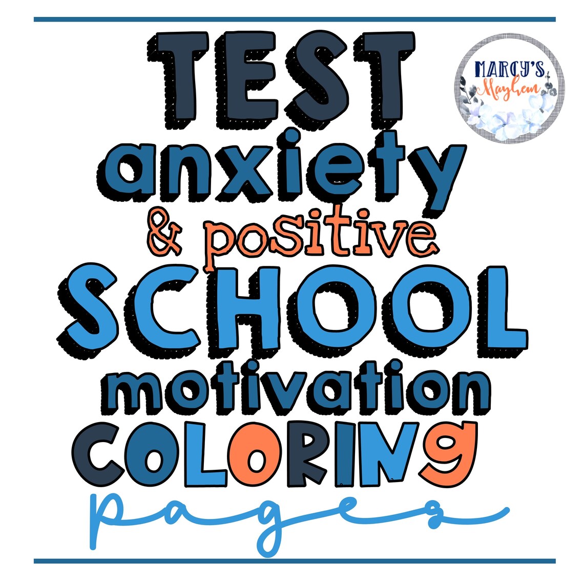 Student Motivational Quotes Printable Coloring Pages for | Etsy