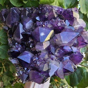 XL Congo Amethyst Cluster: Raw Purple Crystal Decor (8lb 12.6oz), Quality Crystals, Meditation