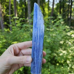 Quality Blue Kyanite Specimen / Natural Kyanite Crystal / Raw Blue Kyanite Crystal / Blue Kyanite Cluster / Blue Crystals