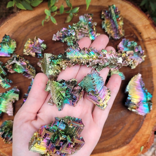 YOU Pick Bismuth Crystals / Small, Medium, Large Bismuth / Rainbow Bismuth