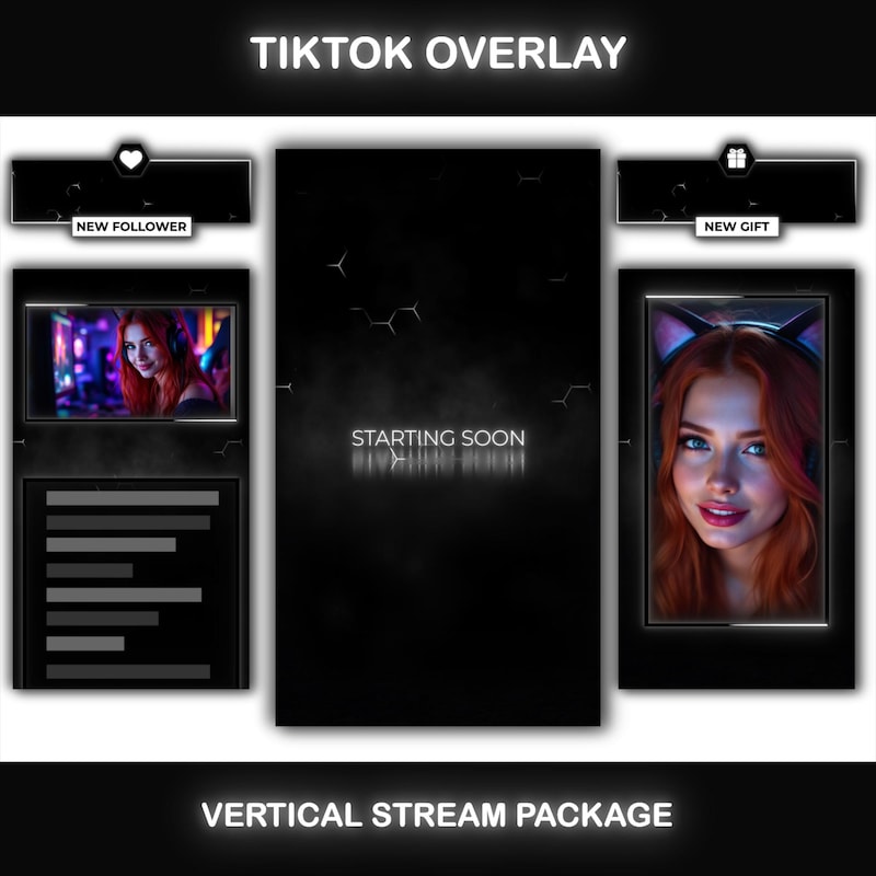 Streaming Layouts Tiktok - Etsy