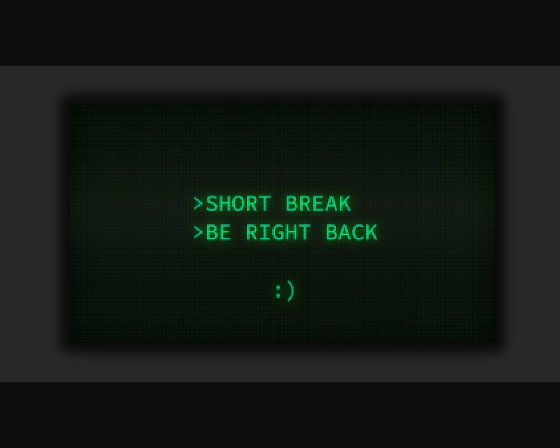 Animated Retro Twitch Screens | Stream Screens | Starting Soon, BRB ...