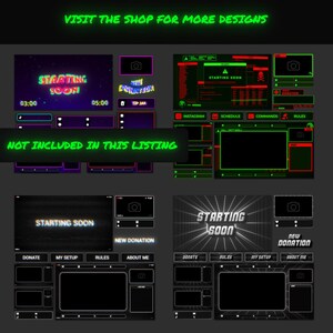TikTok Overlay Animated Black & White Package, Vertical Streaming Overlay Pack, Stream Layout, Dark Overlay for TikTok Live