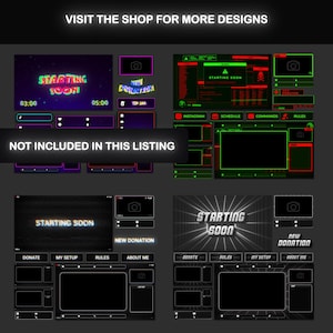 Animated Twitch Overlays Package