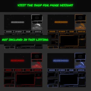 Animated stream overlays package