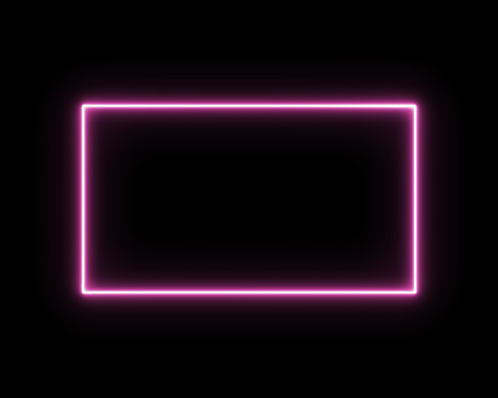 Twitch Animated Camera Overlay Pink Neon cam Border With Flickering