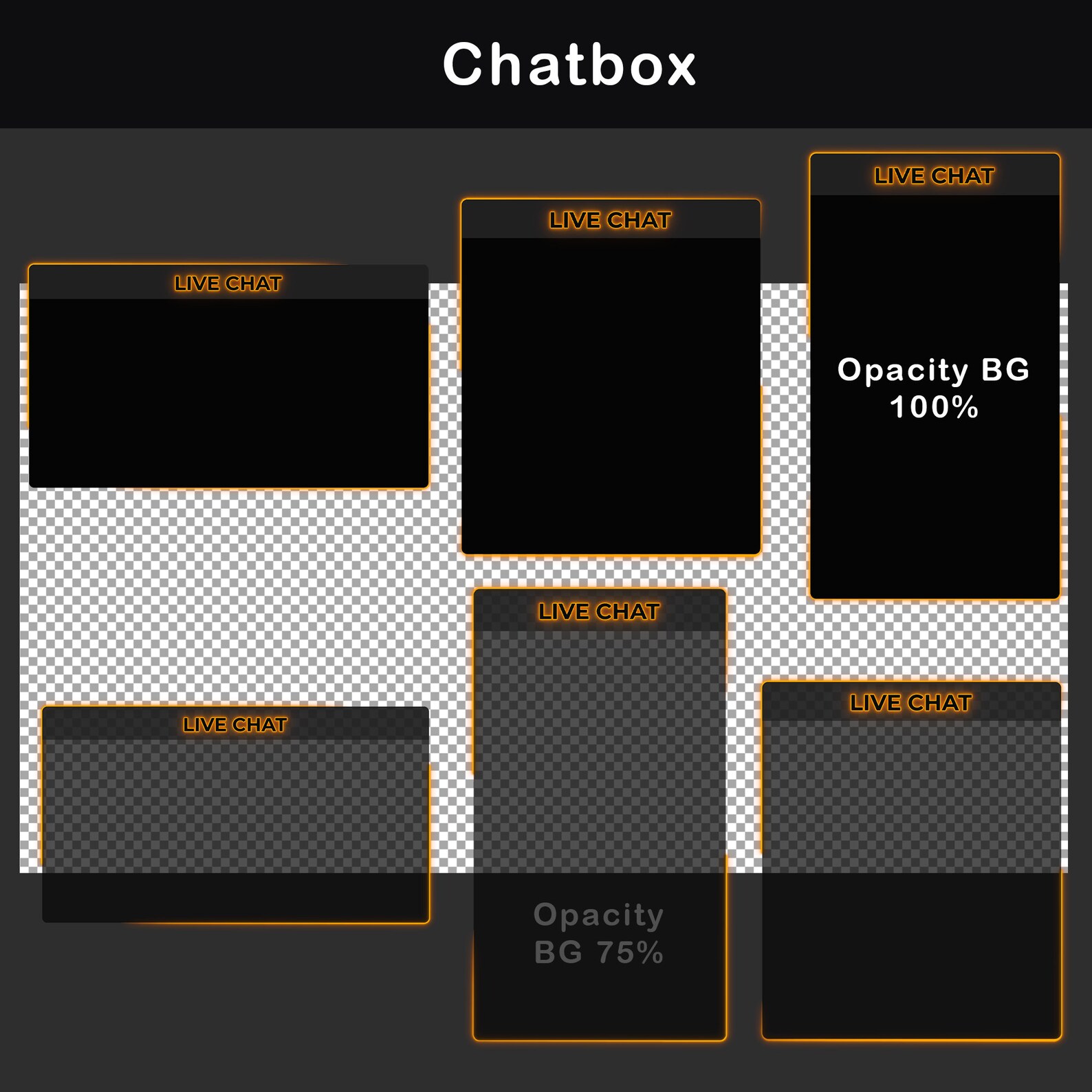 Animated Twitch Overlay Package, Minimalist Stream OBS Overlay for ...