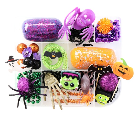 Halloween Play Dough Kit Sensory Box Spooky Halloween Dough