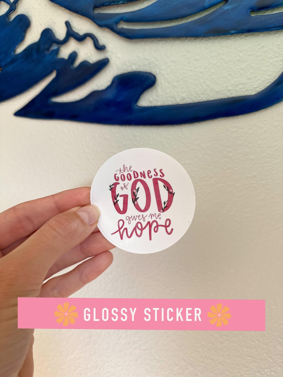 Giver of Hope Sticker, Faith Sticker, Bible Stickers, Stationery ...