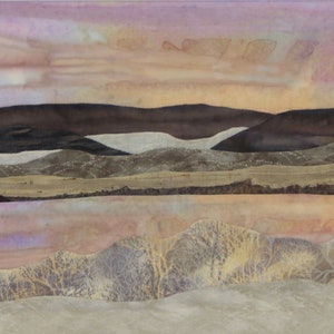 Winter Wonderland Fabric Landscape Pattern