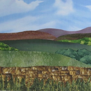 Fabric Landscape pattern -  &quot;Over the Garden Wall&quot;