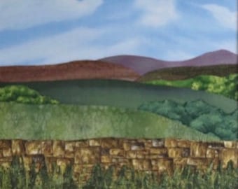 Fabric Landscape pattern -  "Over the Garden Wall"