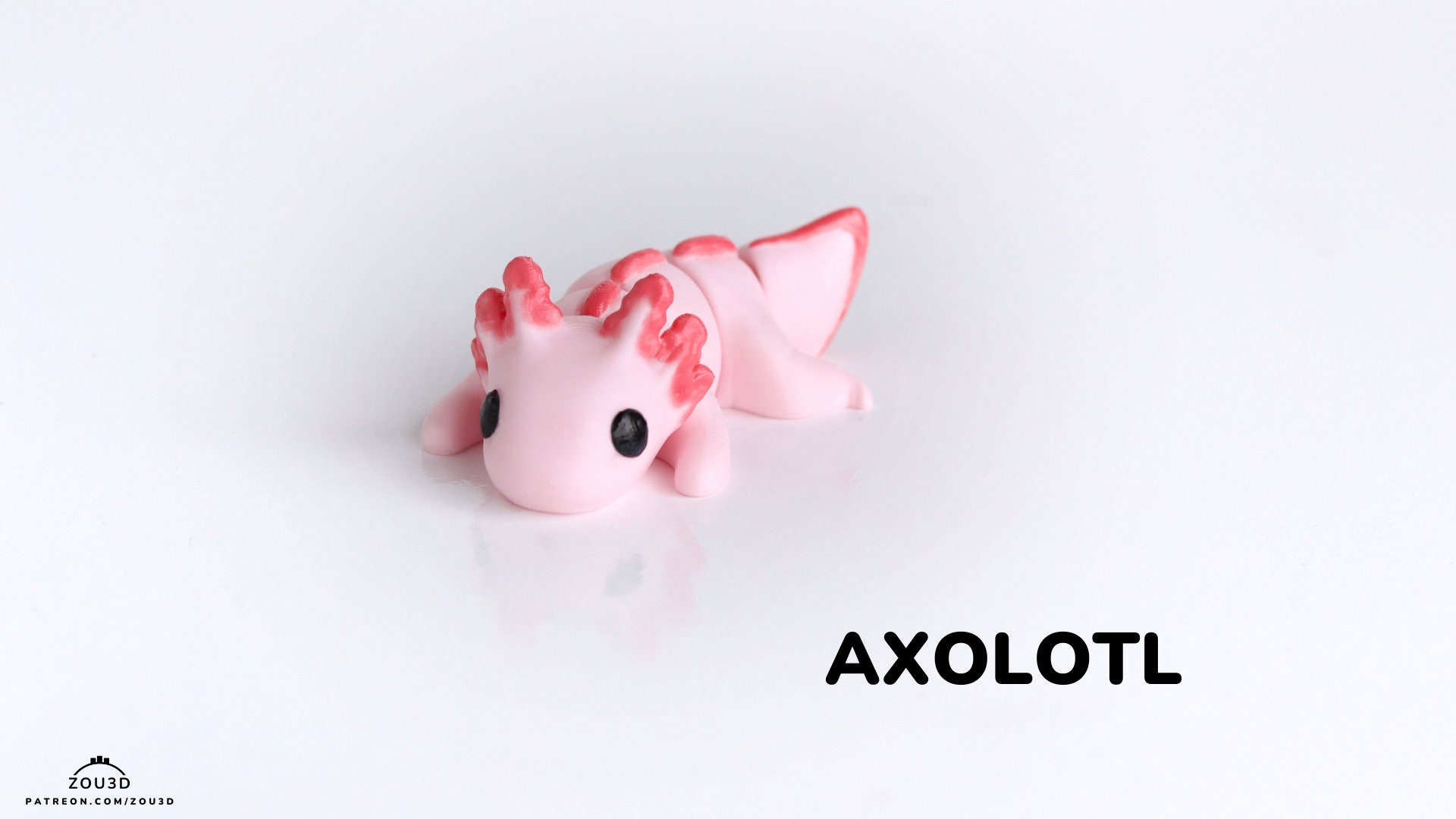 Kawaii Axolotl Charm, Polymer Clay Charms, Axolotl Keychain