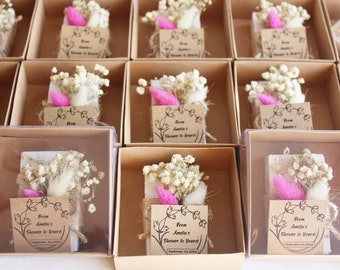 Bridal Shower Favors for Guests in Bulk, Rustic Wedding Favor Soaps, Personalized Lavender Soap, Unique Thank you Gifts, Wedding Guest Gifts