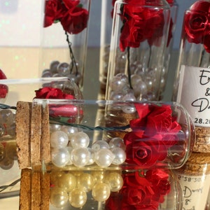 Beauty and the Beast Mini Glass Favors, Wedding Party Favors for Guests ...