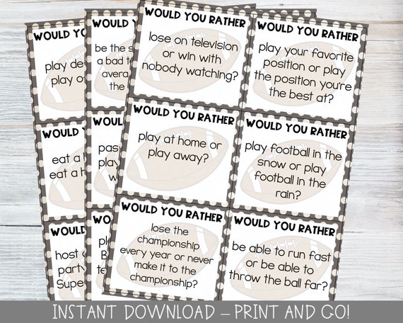 Would You Rather for Kids (Instant Download) 