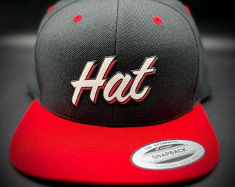 Devils "Hat" Hat - Red and Black Version