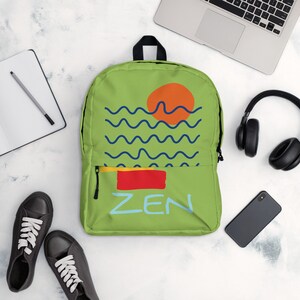 Zen Meditation Serenity in Nature Backpack