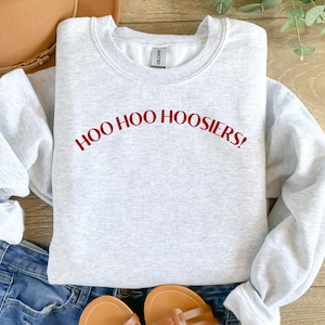 Indiana Crewneck, Indiana Sweatshirt, Hoosier Shirt, Minimal Indiana Crewneck