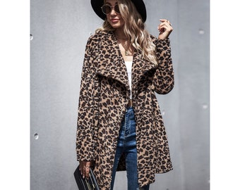leopard spring coat