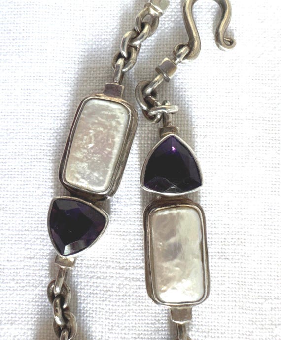amethyst and Shell Bracelet - image 2