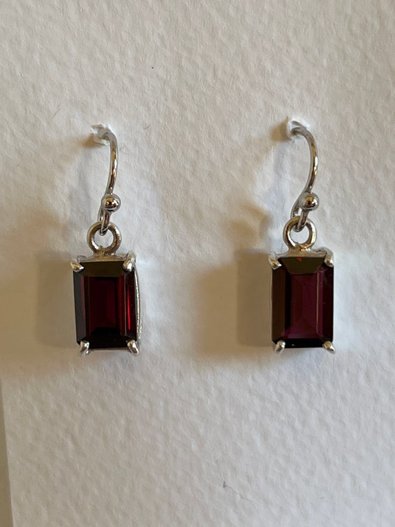 Rhodolite Garnet Earrings