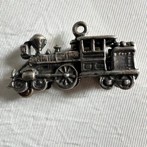 Railroad Steam Locomotive Charm