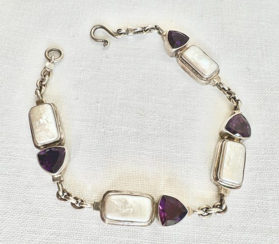 amethyst and Shell Bracelet - image 3