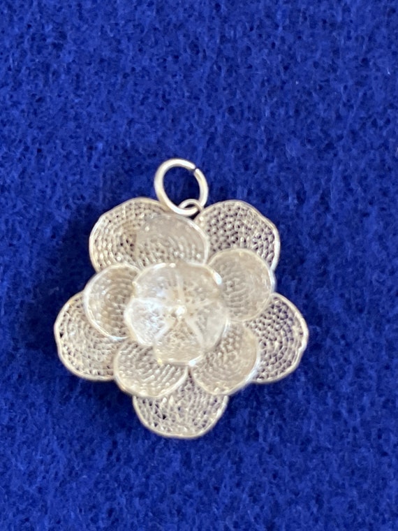 Filigree Rose Pendant