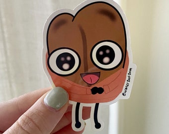 WorldsBestBean Kaffeebohnen Sticker | Pullover Wetterbohne