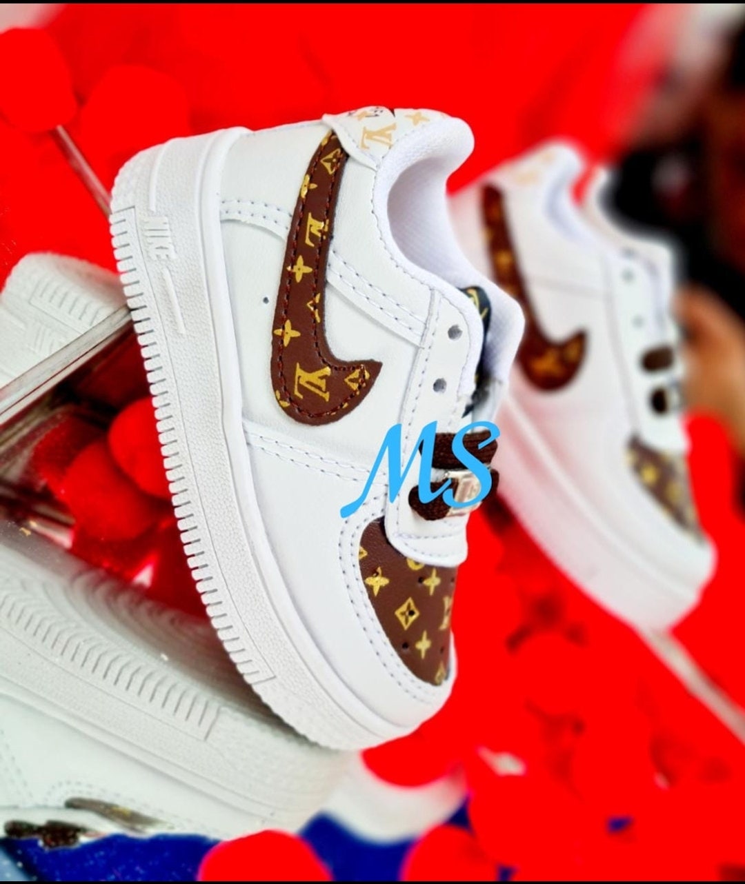 air force ones with purple