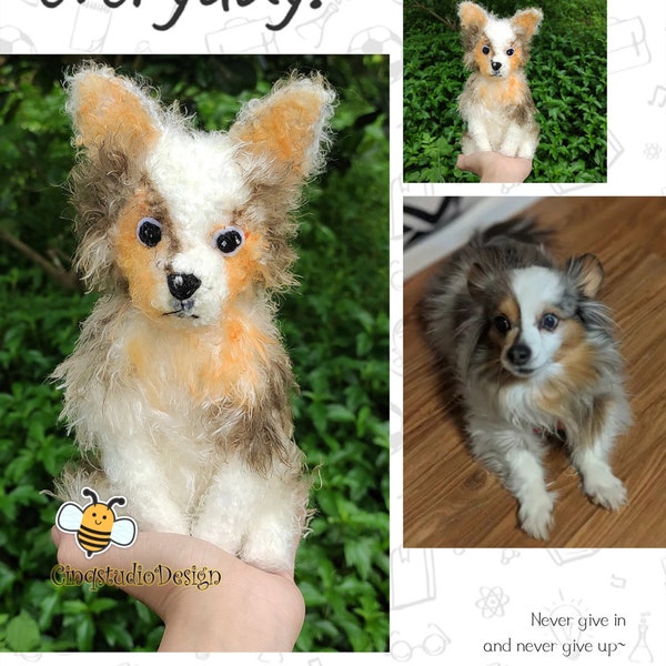 Custom Crochet Dog, Custom Stuffed Cat, Custom Stuffed Animal, Personalized Pet Gift, Pet Memorial, Pet Stuffed Animal, Gift for Cat Lovers
