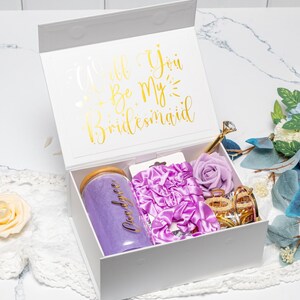 Bridesmaid Proposal, Personalized Bridesmaid gift, Personalized Bridesmaid Proposal Box, bachelorette propose, maid-of-honor proposal gift