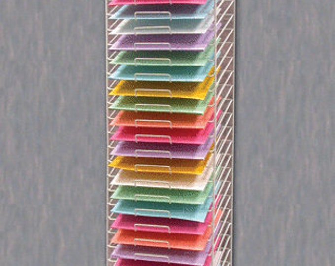 30slot Scrapbook Paper Rack Tower Holds Both 12 X 12 and 8 1/2 X 11 Paper Etsy
