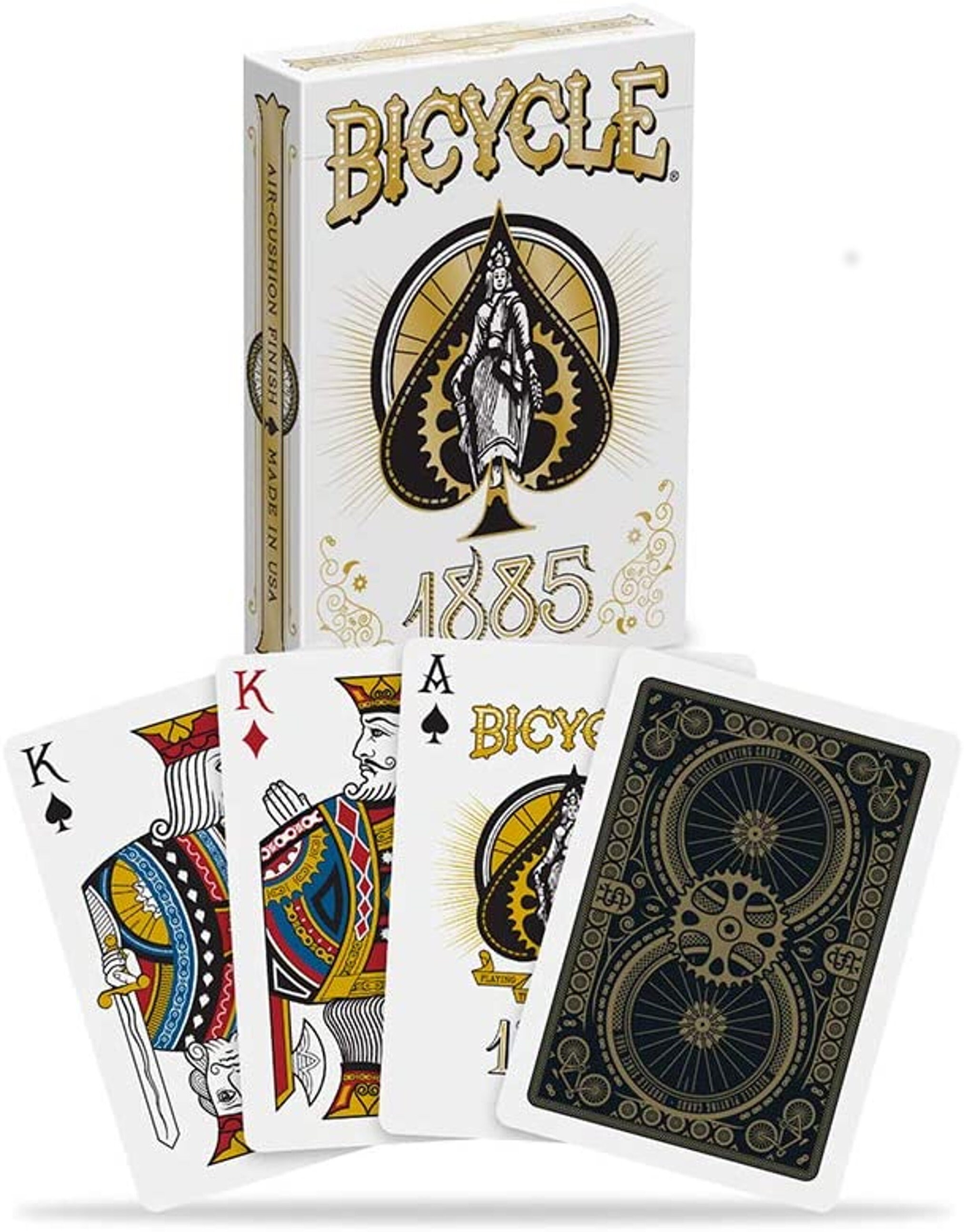Bicycle 1885 Anniversary Playing Cards White - Etsy New Zealand