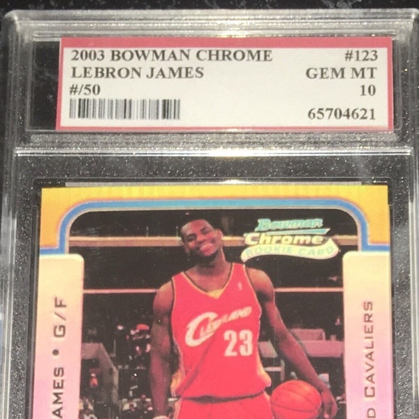 Lebron Rookie Card Lebron James Rookie Card - Etsy