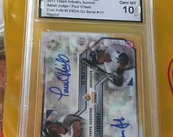 Graded Aaron Judge Card - Etsy