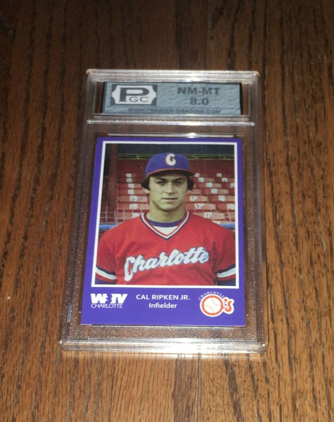 1980 Cal Ripken Jr RC Minor League Charlotte RARE graded PGC Art Print