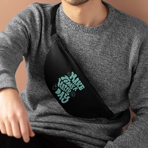 Inspirational Fanny Pack, Make Today A Happy Day Fanny Pack, Happy Bag, Inspirational Bag