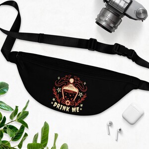 Drink Me Fanny Pack, Alice In Wonderland Bag, Magic Bag