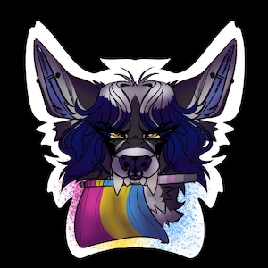 PRIDE Custom Furry YCH sticker