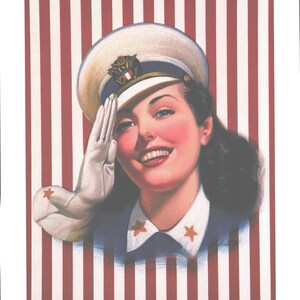 Wittrup Created &quot;Miss Liberty&quot; A Gorgeous Patriotic Brunette   1941 10x12