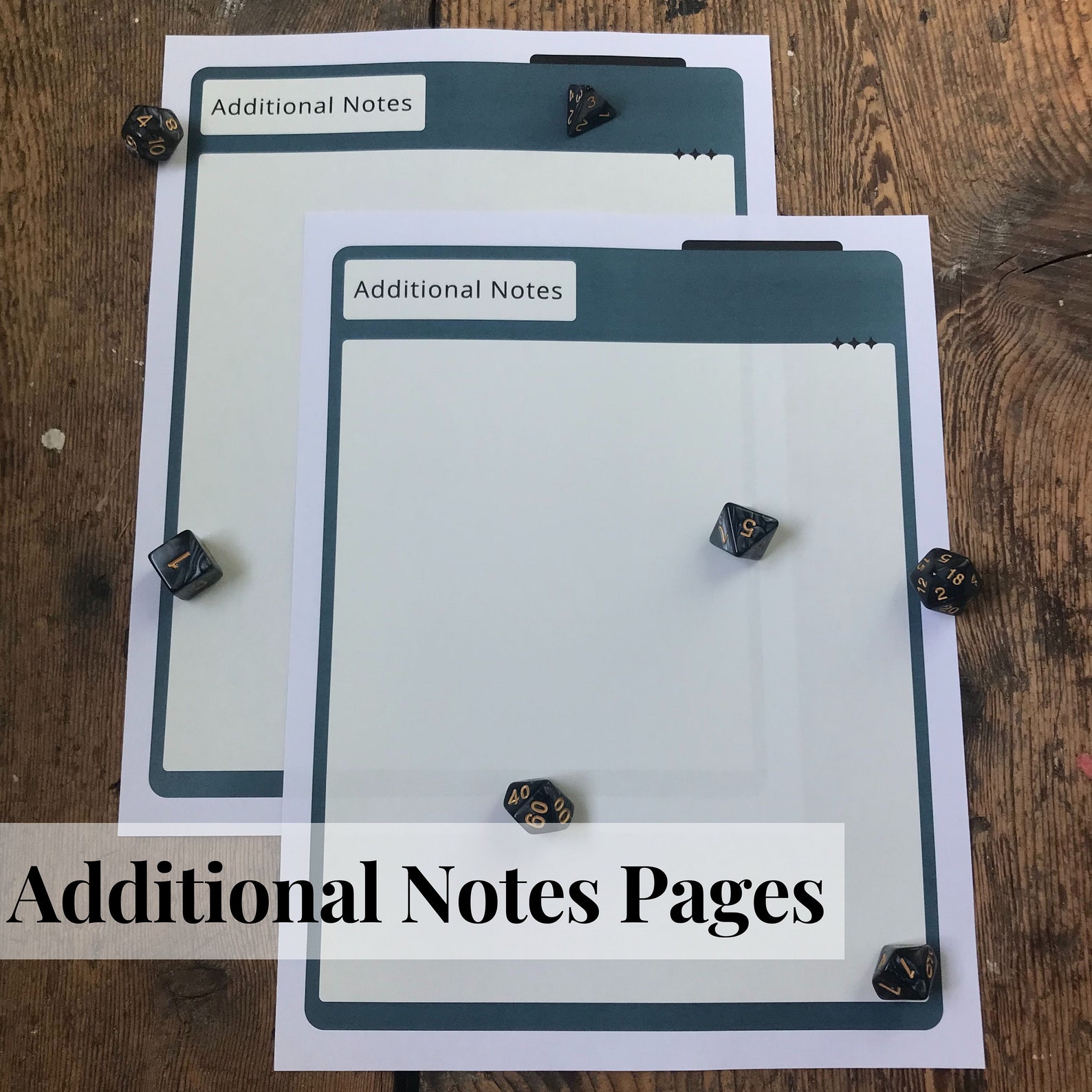 DND Character Sheets More Aesthetic Design 5 for 1 Deal - Etsy