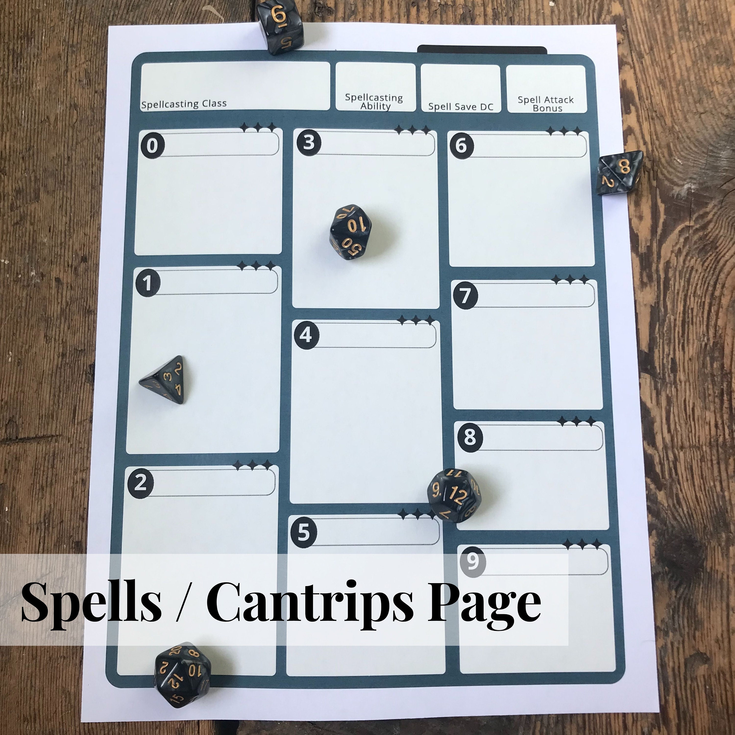 5 DND Character Sheets More Aesthetic Design 5 for 1 Deal Multiple