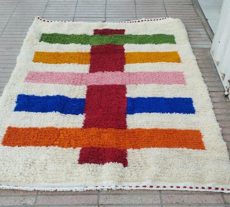 Moroccan bohemian scandinavian carpet